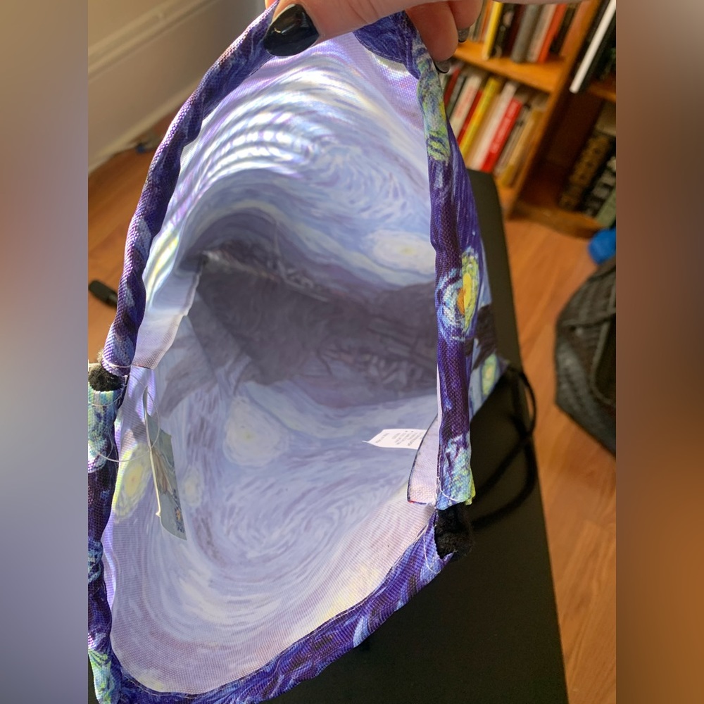 NWT Starry Night Drawstring Bag - Picture 4 of 6